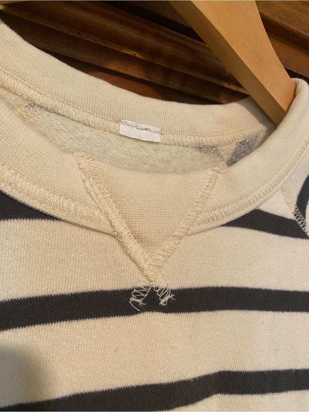 Marine Layer XS Reversible Fleece Sweatshirt - Picture 5 of 5